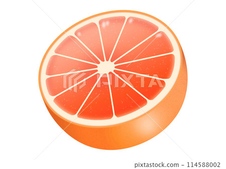 Red orange illustration (no main lines) 114588002