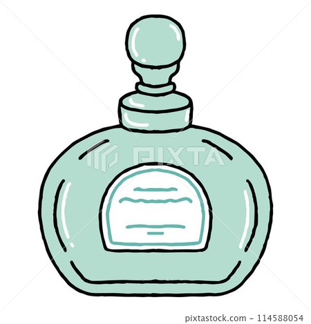 簡單復古的香水瓶插畫 114588054