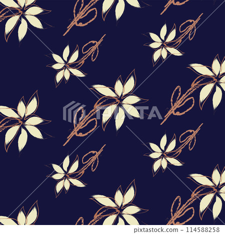 A lined textiles of Blanket stripes in seamless vector patterns and texture style. colorful shapes traditional pattern on dark Background 114588258