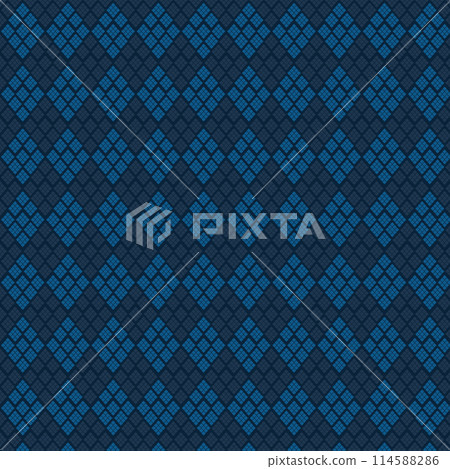 A lined textiles of Blanket stripes in seamless vector patterns and texture style. colorful shapes traditional pattern on dark Background 114588286