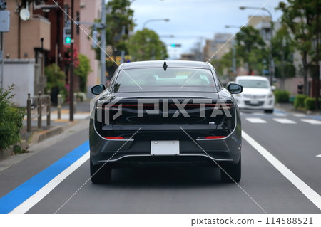 黑色轎車形象 114588521