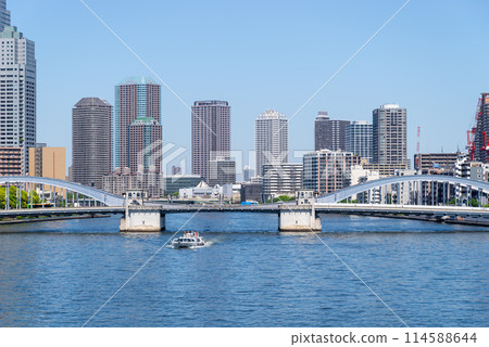 隅田川勝哄橋及高層公寓大樓 2024.05 c-1 114588644