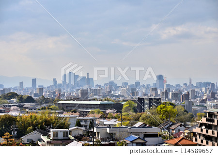 [Aichi Prefecture] Nagoya cityscape: View from Tenpaku Ward, Nagoya City 114589657