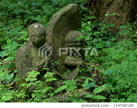 愛知縣瀨戶市常光寺參道上的石佛 愛知縣瀨戶市常光寺參道上的石佛 114590186