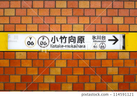 Otake-Mukaihara Station Station Sign 114591121