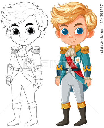 Prince Character Design, Color and Sketch 114591587