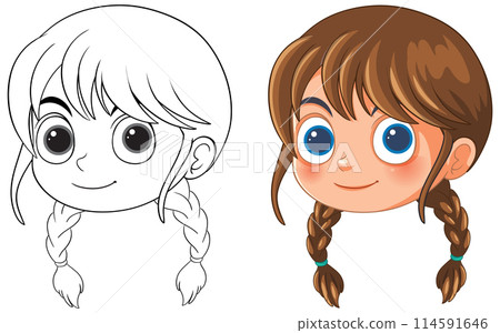 Butterfly Girl Vector Illustration Butterfly Girl Vector Illustration 114591646