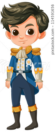 Young Prince in Royal Attire 114591656