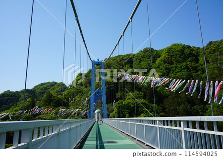 Ryujin Large Suspension Bridge Koinobori Festival 114594025