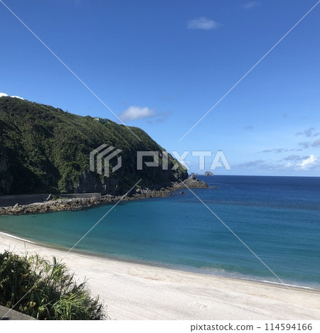 碧海藍天白沙灘 碧海藍天白沙灘 114594166