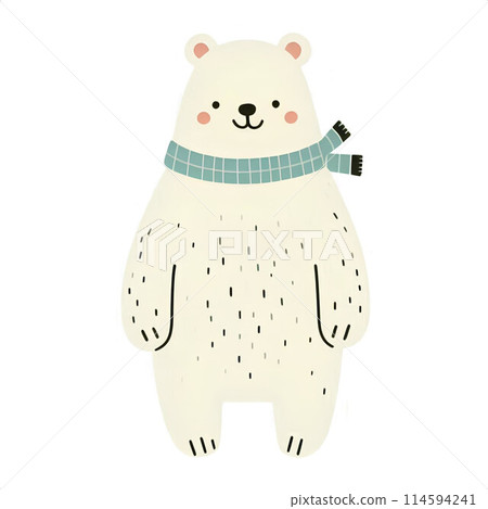 可愛的北極熊圖 114594241
