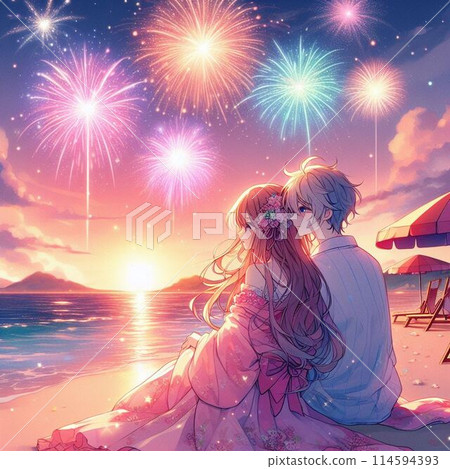 看煙花的夫婦 114594393