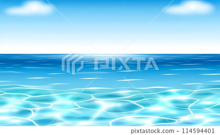 透明的大海的插圖 透明的大海的插圖 114594401
