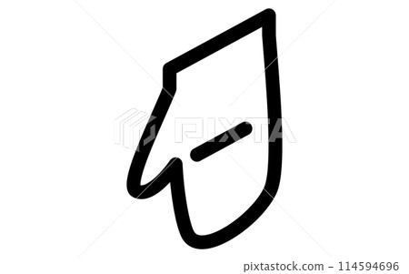 Cooking utensils: mittens, isometric illustration Cooking utensils: mittens, isometric illustration 114594696