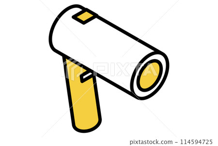 White goods: hair dryer, isometric illustration 114594725