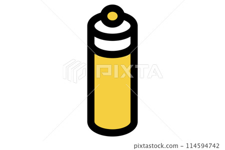 Cosmetic and water lotion bottles, isometric illustration 114594742