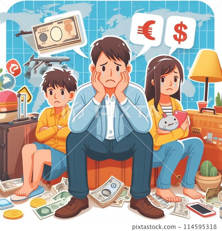 Families struggling to travel due to the weak yen 114595318