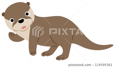 可愛的水獺圖 114595561