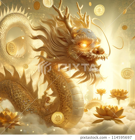 帶來財運的金龍神 114595697