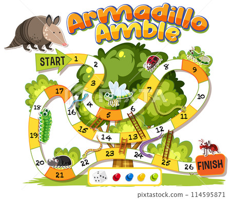 Armadillo Amble Board Game 114595871