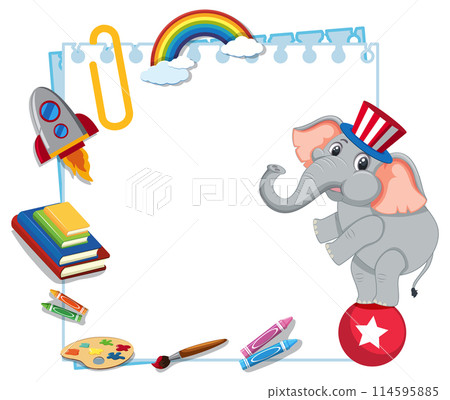 Elephant and Creative Childhood Imagery Elephant and Creative Childhood Imagery 114595885