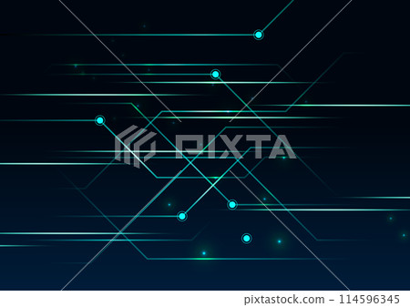 Dark blue cyber image background 114596345