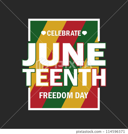 June Teenth Freedom Day 114596371