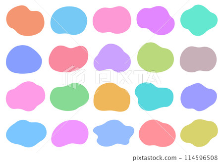 Abstract shape frame headline set Abstract shape frame headline set 114596508