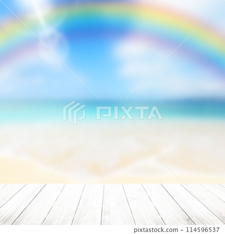 以夏日大海為靈感的背景 114596537