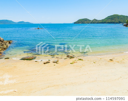 香川縣直島瀨戶內海的藍色大海,大自然 香川縣直島瀨戶內海的藍色大海,大自然 114597091