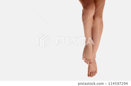 Hair Removal Concept. Beauty Body Care Concept 114597294