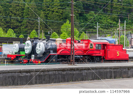 在大井川鐵道千頭站候車的列車 114597966