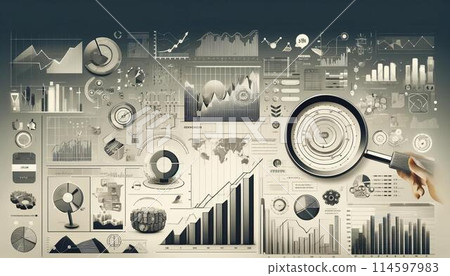 Business image statistics financial statements 114597983
