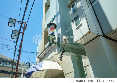 理髮師的標誌桿 理髮師的標誌桿 114598759