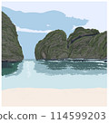 Maya Bay in Thailand 114599203