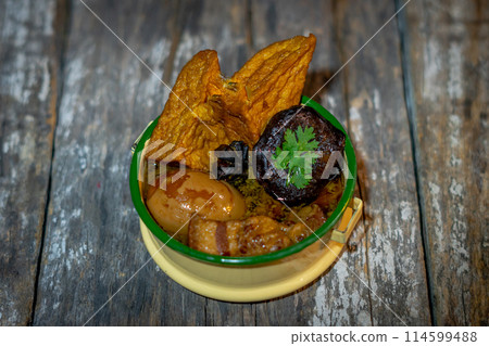 Stewed Pork and Egg with Five Spices 114599488
