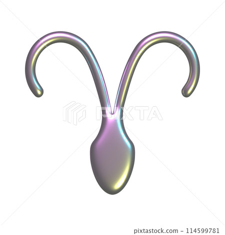 Realistic 3d Chrome metallic Zodiac sign Aries. Astrology symbol of the glossy metal 3D icon isolated on white background. Horoscope element, quicksilver effect vector illustration. Realistic 3d Chrome metallic Zodiac sign Aries. Astrology symbol of the glossy metal 3D icon isolated on white background. Horoscope element, quicksilver effect vector illustration. 114599781