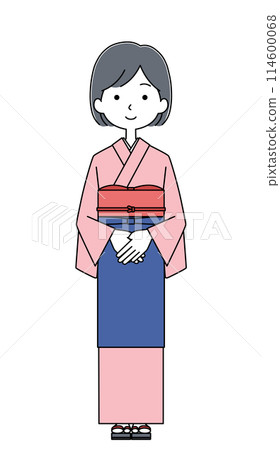 Illustration of a waitress 114600068