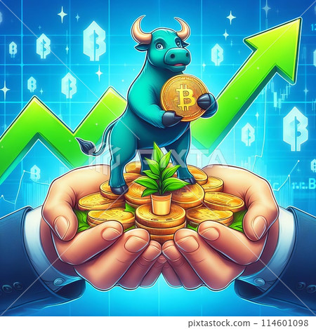 Bull Market Growth Concept 114601098