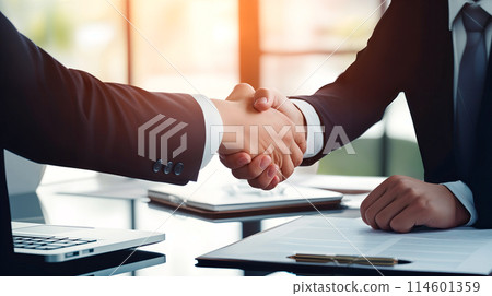 Business Partners Shake Hands. Business Partners Shake Hands. 114601359