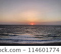海平面上的日落 114601774