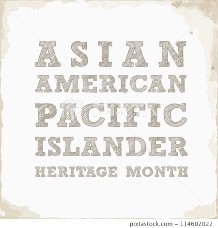 May is Asian American and Pacific Islander Heritage Month template. Celebrates the culture, traditions and history in the United States. 114602022