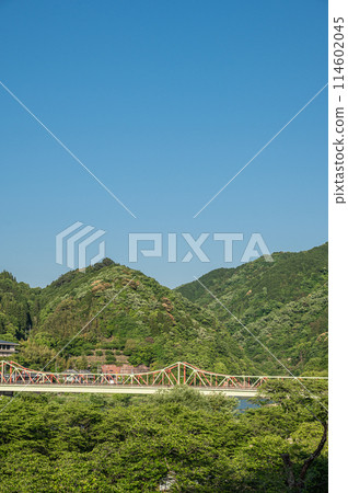 Kasagi Ohashi Bridge, view from Kasagi Station, Kasagi Town, Kyoto Prefecture 114602045