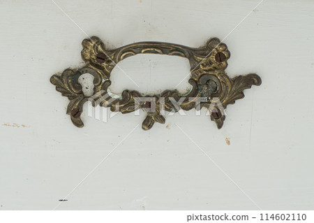 furniture antique handle, bronze furniture handle on a white background, handle for vintage furniture, knob from antique furniture furniture antique handle, bronze furniture handle on a white background, handle for vintage furniture, knob from antique furniture 114602110