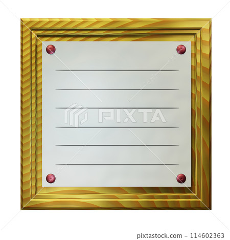 Message board (Menu: transparent material) 114602363