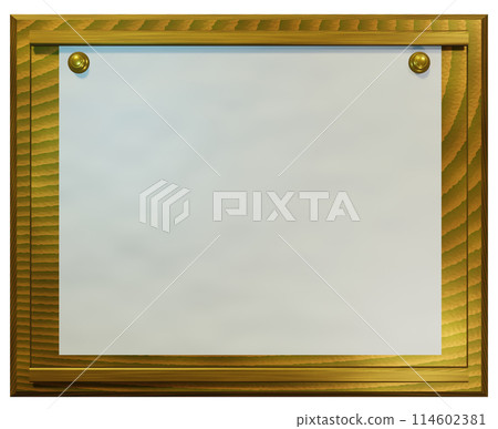 Message board (Menu: transparent material) Message board (Menu: transparent material) 114602381