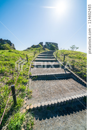 "Aomori Prefecture" View of Ashigezaki Observatory, Tanesashi Coast 114602485