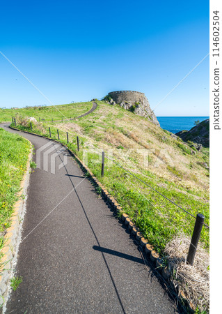 "Aomori Prefecture" View of Ashigezaki Observatory, Tanesashi Coast 114602504