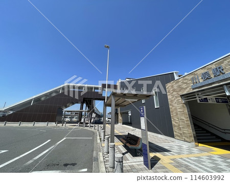 Tobu Isesaki Line Kawamata Station West Exit Tobu Isesaki Line Kawamata Station West Exit 114603992