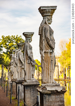 Villa Adriana or Hadrian's Villa. Roman archaeological complex at Tivoli, Italy Villa Adriana or Hadrian's Villa. Roman archaeological complex at Tivoli, Italy 114604443